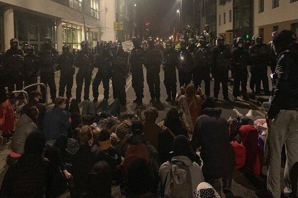 اعتراضات مردمی در بریستول انگلیس به خشونت کشیده شد