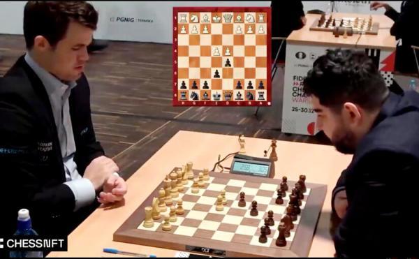 قهرمان دنیا حریف شطرنج باز ایرانی نشد ، توقف کارلسن مقابل مرد شماره یک!